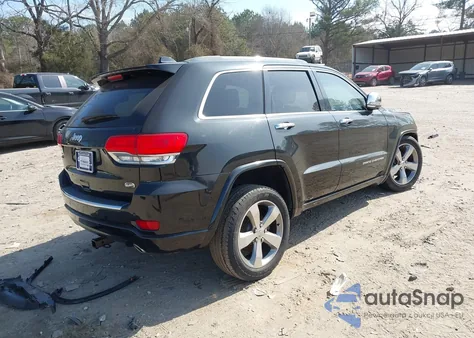 2014 Jeep Grand Cherokee Overland z USA, uszkodzony, nr VIN 1C4RJECG7EC452172